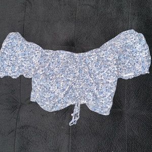 Holister Blue Crop Top